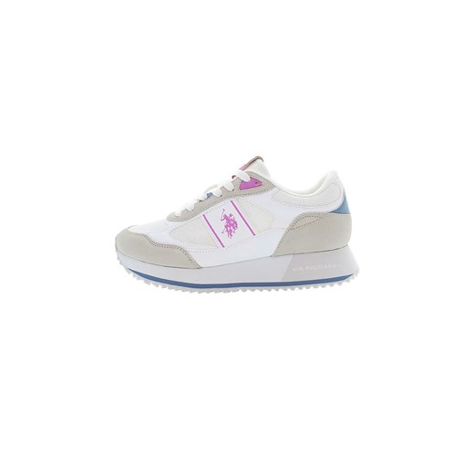 U.S. Polo Assn. Sneakersy w kolorze biało-beżowo-różowym ze sklepu Limango Polska w kategorii Buty sportowe damskie - zdjęcie 179534886