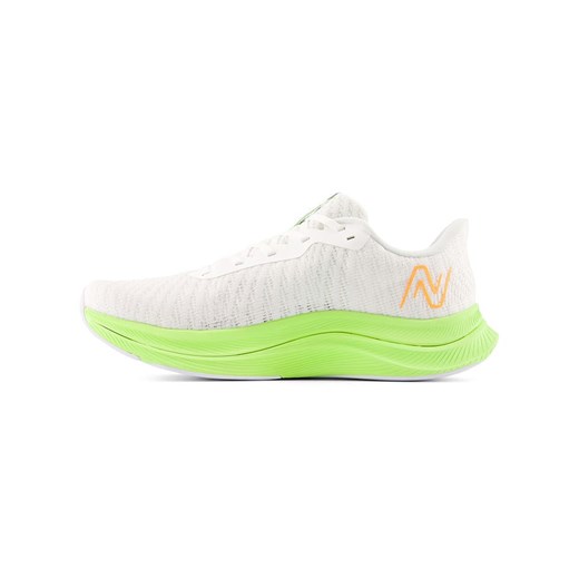 Białe buty sportowe męskie New Balance sznurowane z tkaniny wiosenne