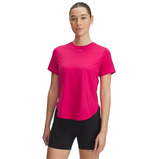 Damska koszulka do biegania Under Armour UA Launch Elite - różowa ze sklepu Sportstylestory.com w kategorii Bluzki damskie - zdjęcie 179536357