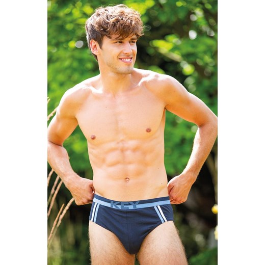 Majtki męskie Key z elastanu 