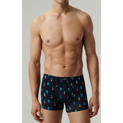 Atlantic 2-pack bokserki męskie 2MHH-005-GRA/KOR, Kolor granatowo-koralowy, Rozmiar M, ATLANTIC ze sklepu Intymna w kategorii Majtki męskie - zdjęcie 179538307