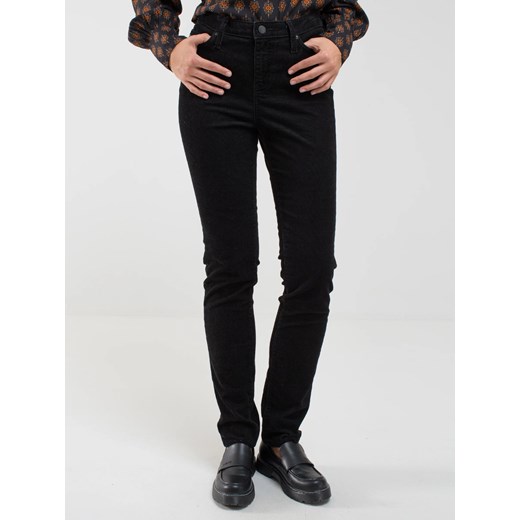 Spodnie damskie sztruks czarne Katrina High Waist Cord 906 ze sklepu Big Star w kategorii Jeansy damskie - zdjęcie 179540506
