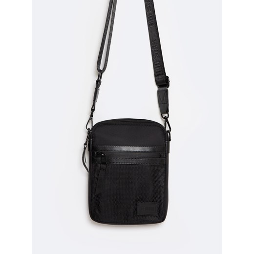 Torba męska typu crossbody czarna Wotino 906 ze sklepu Big Star w kategorii Torby męskie - zdjęcie 179542515