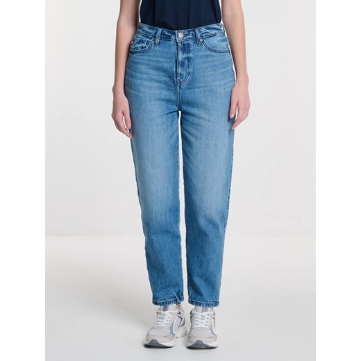Jeansy damskie mom jeans z kolekcji Authentic niebieskie Silla 363 ze sklepu Big Star w kategorii Jeansy damskie - zdjęcie 179546589