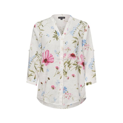 Franco Callegari Damska bluzka lniana Kobiety len écru wzorzysty ze sklepu vangraaf w kategorii Bluzki damskie - zdjęcie 179568987