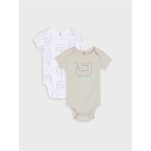 Sinsay - Body 2 pack - biały ze sklepu Sinsay w kategorii Odzież dla niemowląt - zdjęcie 179572338