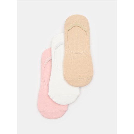 Sinsay - Skarpetki stopki 3 pack - wielobarwny ze sklepu Sinsay w kategorii Skarpetki dziecięce - zdjęcie 179572466