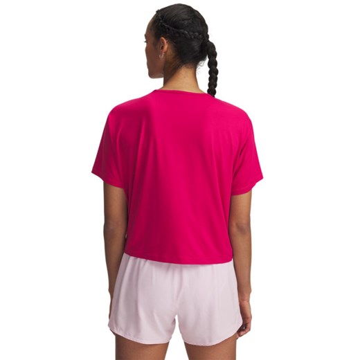 Damska koszulka treningowa Under Armour Motion SS - różowa ze sklepu Sportstylestory.com w kategorii Bluzki damskie - zdjęcie 179573937