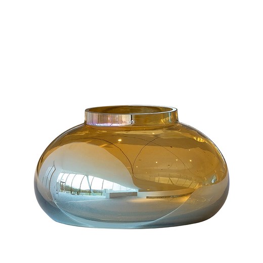 LEONARDO Wazon &quot;Poesia&quot; w kolorze złotym - wys. 14 x Ø 25 cm ze sklepu Limango Polska w kategorii Wazony - zdjęcie 179574255