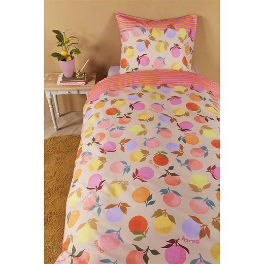 Oilily Komplet pościeli &quot;Vitamin&quot; w kolorze kremowym ze wzorem ze sklepu Limango Polska w kategorii Pościel dziecięca - zdjęcie 179574357