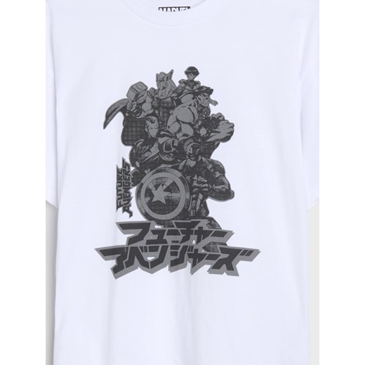 Sinsay - Koszulka Marvel - biały Sinsay 158 Sinsay