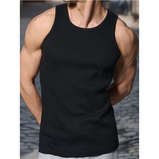 Sinsay - Tank top - czarny - id: 8158Y-99X - marki Sinsay - 179579397 Sinsay - Tank top - czarny ze sklepu Sinsay w kategorii T-shirty męskie - zdjęcie 179579397