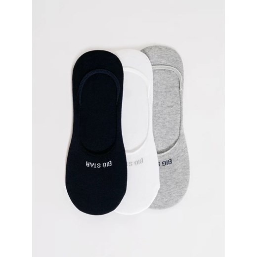 Stopki bawełniane unisex trójpak Invisse 000 ze sklepu Big Star w kategorii Skarpetki męskie - zdjęcie 179579995