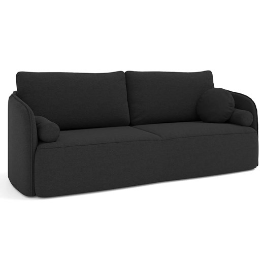 Rozkładana sofa z poduszkami cappuccino Z9-F63 ze sklepu Edinos.pl w kategorii Sofy i kanapy - zdjęcie 179583777