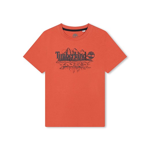 Timberland Koszulka w kolorze ceglanym ze sklepu Limango Polska w kategorii T-shirty chłopięce - zdjęcie 179584675