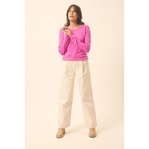 Just Cashmere Kaszmirowy sweter &quot;Vivian&quot; w kolorze różowym Just Cashmere M okazyjna cena Limango Polska