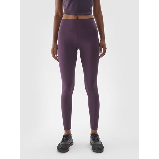 4F Legginsy sportowe w kolorze fioletowym ze sklepu Limango Polska w kategorii Spodnie damskie - zdjęcie 179584797