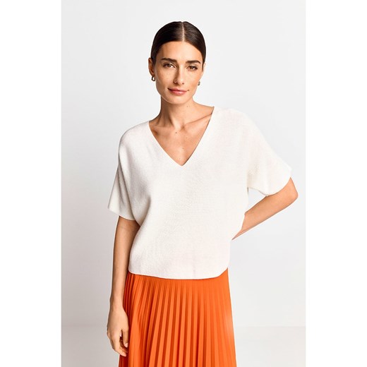 Sweter damski Rich & Royal beżowy casualowy 