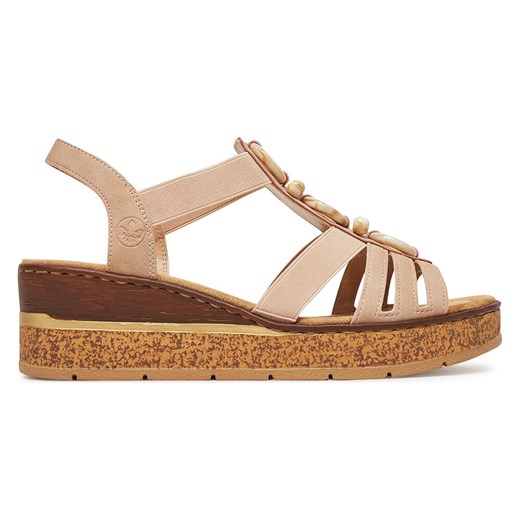 Sandały Rieker 63778-31 ze sklepu ccc.eu w kategorii Espadryle damskie - zdjęcie 179585617
