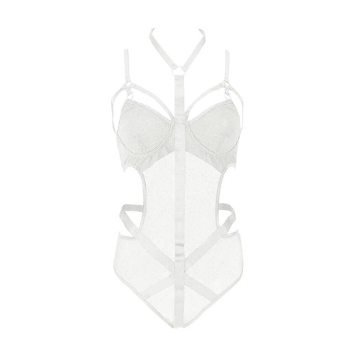 Body z paskami - Biały S ze sklepu Intimica.pl w kategorii Body damskie - zdjęcie 179587439