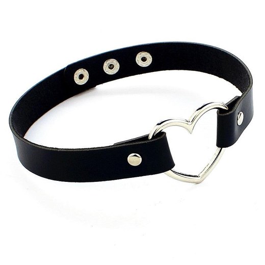 Choker serduszko - Czarny ze sklepu Intimica.pl w kategorii Naszyjniki - zdjęcie 179587617