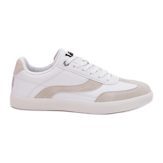 Sneakersy Damskie LEE Lian Women Low 50251005.1FG Białe ze sklepu ButyModne.pl w kategorii Buty sportowe damskie - zdjęcie 179595908