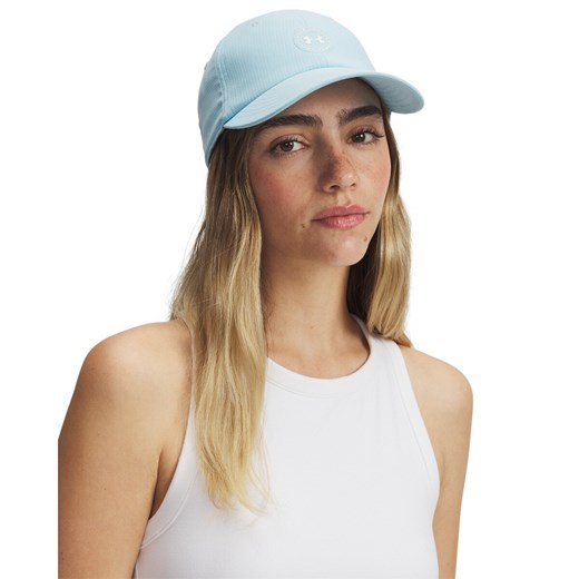 Damska czapka z daszkiem treningowa Under Armour W Iso-chill Armourvent Adj - niebieska ze sklepu Sportstylestory.com w kategorii Czapki z daszkiem damskie - zdjęcie 179596799