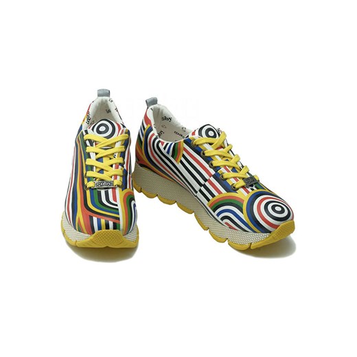 Goby Skórzane sneakersy ze wzorem Goby 39 wyprzedaż Limango Polska