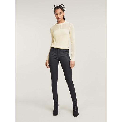 G-Star Dżinsy "Lhana" - Skinny fit - w kolorze czarnym W28/L30 promocja Limango Polska