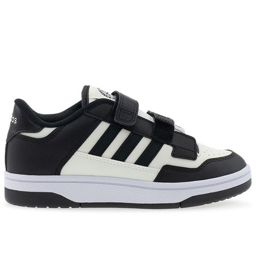 Buty dziecięce adidas Rapid Court CF C JP7654 - bialo-czarne ze sklepu streetstyle24.pl w kategorii Buty sportowe dziecięce - zdjęcie 179597995