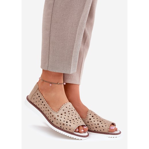 Balerinki S.Barski bez zapięcia casual 