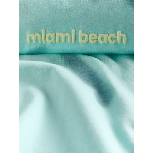 Reserved - Bawełniany t-shirt - jasnoturkusowy Reserved 122 (6-7 lat) Reserved