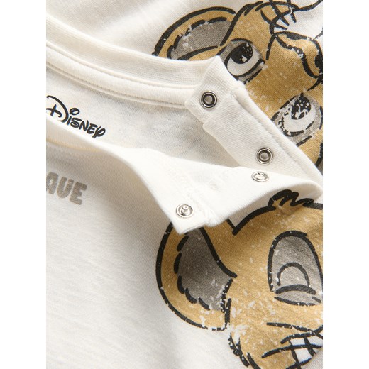 Reserved - Bawełniane body Król Lew - złamana biel Reserved 92 (1 Reserved