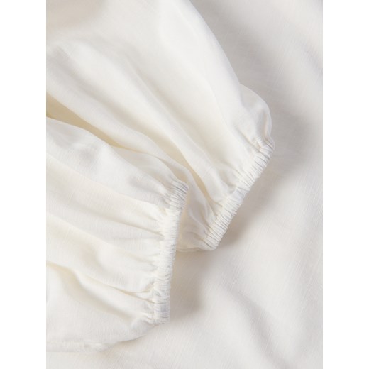 Reserved - Koszula z dodatkiem lnu - złamana biel Reserved XS Reserved