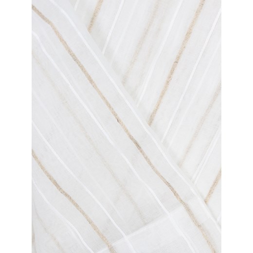 Sinsay - Firana na kołach w pionowe paski - biały Sinsay One Size Sinsay