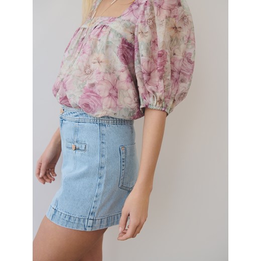 Mohito - Jeansowe szorty - niebieski Mohito 38 Mohito