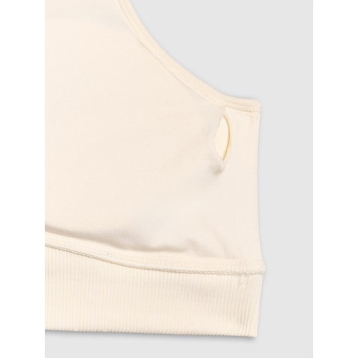 Biustonosz treningowy 4F x Anna Lewandowska 4FALSSS25USBAF187 - beżowy 4f X Al L/XL Sportstylestory.com