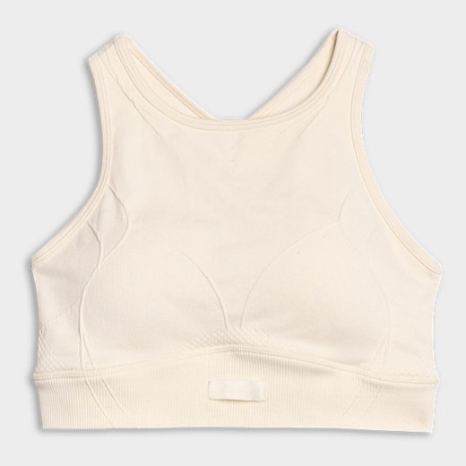 Biustonosz treningowy 4F x Anna Lewandowska 4FALSSS25USBAF187 - beżowy 4f X Al L/XL Sportstylestory.com