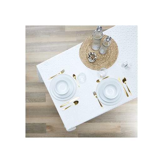 Rétro Chic Obrus w kolorze biało-złotym - 250 x 140 cm Rétro Chic onesize Limango Polska promocja