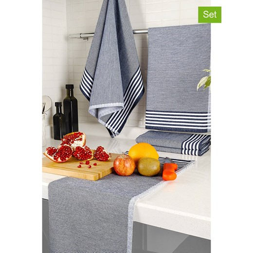 Elizabed Ściereczki (5 szt.) w kolorze niebieskim do naczyń Elizabed 50x70 cm okazja Limango Polska