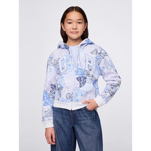 GAP Bluza w kolorze biało-błękitno-fioletowym ze sklepu Limango Polska w kategorii Bluzy dziewczęce - zdjęcie 179604629