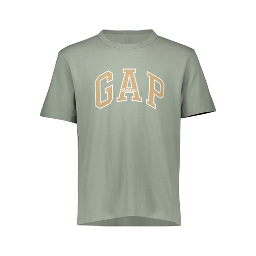 GAP Koszulka w kolorze khaki ze sklepu Limango Polska w kategorii T-shirty męskie - zdjęcie 179605117