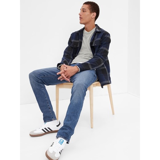 GAP Dżinsy - Slim fit - w kolorze niebieskim Gap W30/L32 promocyjna cena Limango Polska