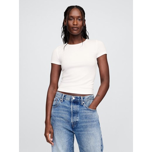 GAP Koszulka w kolorze kremowym Gap XS promocja Limango Polska
