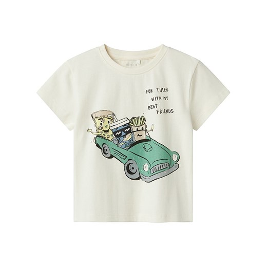 name it Koszulka w kolorze białym ze sklepu Limango Polska w kategorii T-shirty chłopięce - zdjęcie 179605925