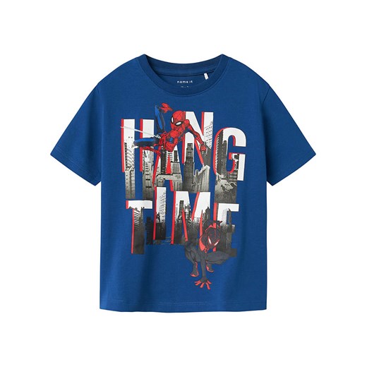 name it Koszulka w kolorze granatowym ze sklepu Limango Polska w kategorii T-shirty chłopięce - zdjęcie 179606578