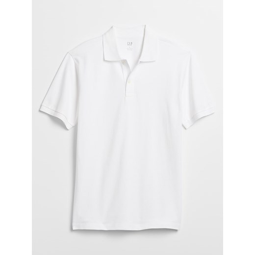 GAP Koszulka polo w kolorze białym Gap S okazyjna cena Limango Polska