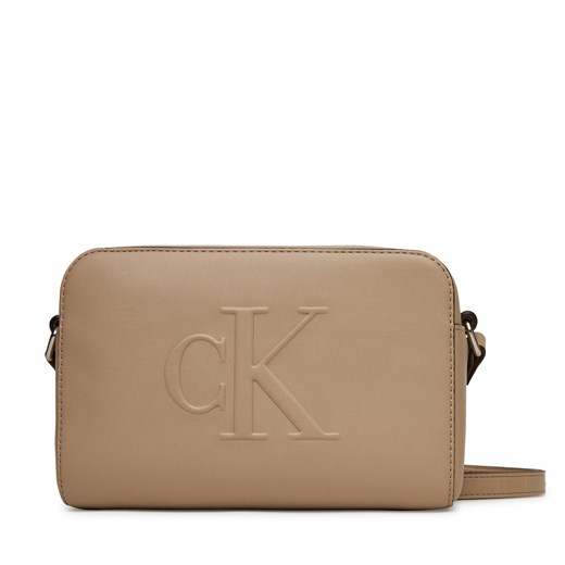 Torebka Calvin Klein Jeans Sculpted Ew Camera Bag20 LV04K3036G Beżowy one size eobuwie.pl
