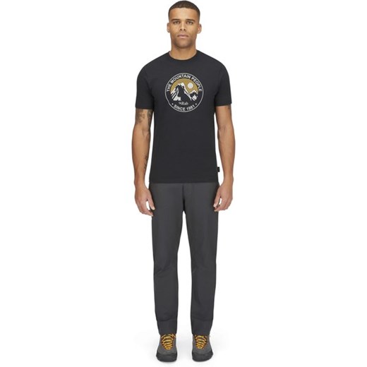 T-shirt męski czarny z krótkim rękawem
