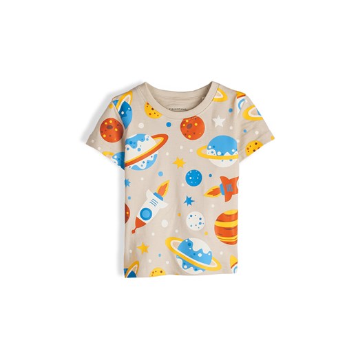GATE Bawełniana koszulka z nadrukiem 3Y ze sklepu gateshop w kategorii T-shirty chłopięce - zdjęcie 179614518